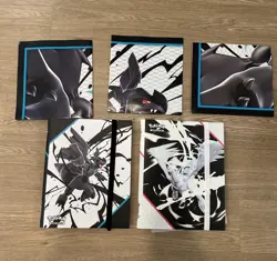 Pokemon Black Bolt & White Flare BINDER ONLY 1 of Each* And 3 Posters NEW! - Image 1