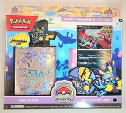 Pokemon TCG Honolulu 2024 World Championships Decks With Pins Set Of 3 - Image 2