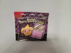 Pokemon Paldean Fates Tech Sticker Collection 3 Booster Pack Blister- Fidough - Image 1