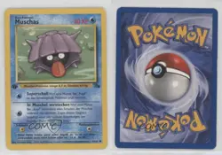 Shellder German 1st Ed. Pokemon Fossil #54 1999 15fy - Image 3