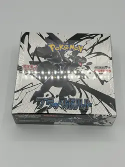 Black Bolt Booster Box sv11B Pokemon Card Japanese New Sealed w/shrink 2025 - Image 1