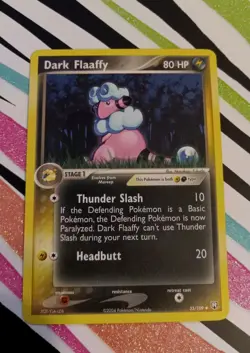 Pokemon TCG Regular Card Dark Flaaffy Nintendo 33/109 (2004) - Image 1