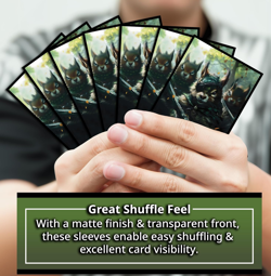 Squirrel General Card Game Sleeves - 100 Pack - Compatible with MTG and Other Tc - Image 2