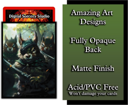 Squirrel General Card Game Sleeves - 100 Pack - Compatible with MTG and Other Tc - Image 3