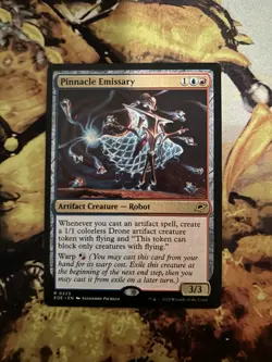 1x Pinnacle Emissary MTG Edge of Eternities Rare Nonfoil NM - Image 1