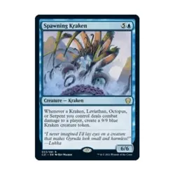 WOTC MtG Commander 2021 Spawning Kraken (R) NM - Image 1