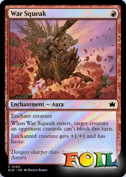 War Squeak 0160 MTG Bloomburrow Common NP Foil - Image 1