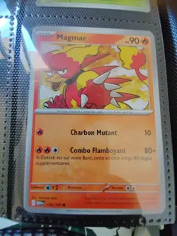 Magmar Carte Pokemon Jcc Ecarlate & Violet 151 Francais 2023# 126/165 - Image 1