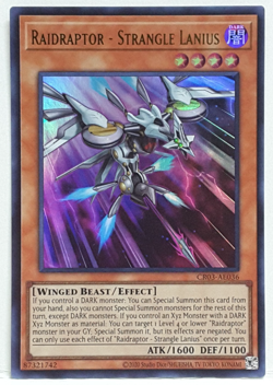 Yugioh Asian-English Raidraptor - Strangle Lanius CR03-AE036 Ultra Rare - Image 1