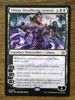 Liliana, Dreadhorde General Foundations NM MTG (Regular) - Image 1