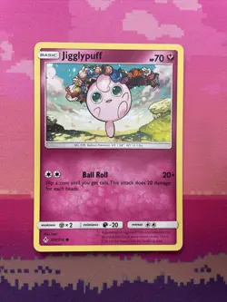 Pokemon Card Jigglypuff Unbroken Bonds Common 134/214 Near Mint - Image 1