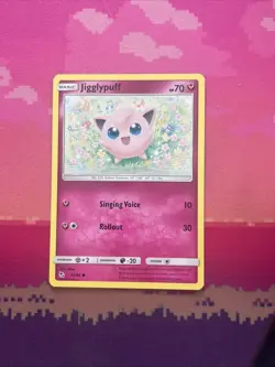 Pokemon Card Jigglypuff Hidden Fates Collide 41/68 Near Mint - Image 1