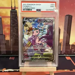 Mew V Alt Art 251/264 - PSA 9 MINT - 2021 Pokemon Card TCG - Fusion Strike - Image 1