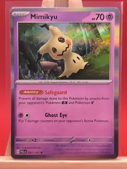 Mimikyu 097/193 Paldea Evolved Holo Rare Pokemon Card * New * - Image 1