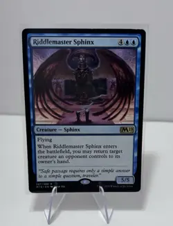 1x Riddlemaster Sphinx - NM English MTG - Magic 2019 - Image 1