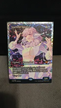 MTG EOE 0385 Starfield Vocalist - SHOWCASE FRACTURED FOIL - Edge of Eternities - Image 1