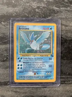 Articuno 2/62 Fossil Set Holo Rare Pokemon WOTC LP-NM - Image 4