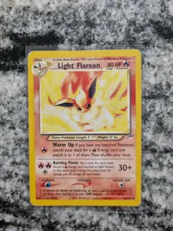 Pokemon TCG · Light Flareon 46/105 · Neo Destiny · Vintage WOTC (2000) NM - Image 1