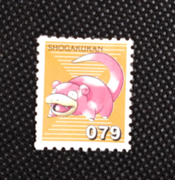 Slowpoke No.079 Pokemon Stamp Rare Shogakukan Japanese Nintendo From Japan - Image 1