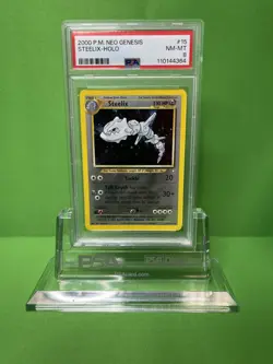 2000 POKEMON NEO GENESIS 15 STEELIX-HOLO PSA 8 - Image 1