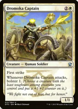X 1 Dromoka Captain NM Dragons of Tarkir 012 MTG Magic The Gathering - Image 1