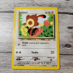 Sentret 63/75 Neo Discovery Unlimited Edition Pokemon TCG WOTC - MP - Image 1