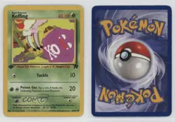Koffing 1st Ed. Pokemon Team Rocket #58 2000 15fy - Image 3