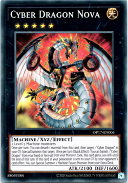 Cyber Dragon Nova - OP17-EN006 - Super Rare - Yugioh - Image 1