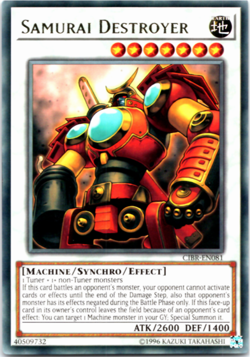 Samurai Destroyer - CIBR-EN081 - Rare - Yugioh - Image 1