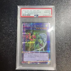 YuGiOh Elemental HERO Flame Wingman Prismatic Secret PSA 10 Japan - Image 1
