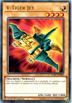 V-Tiger Jet - LCKC-EN082 - Ultra Rare - 1st Edition Yugioh - Image 1