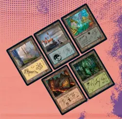 MTG Secret Lair x Post Malone: Backstage Pass & The Lands Non-Foil Edition - Image 4