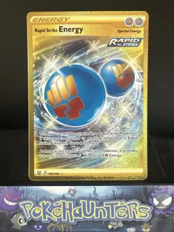 Pokemon Card Full Rapid Strike Energy 182/163 Battle Styles Secret Rare Art NM - Image 1