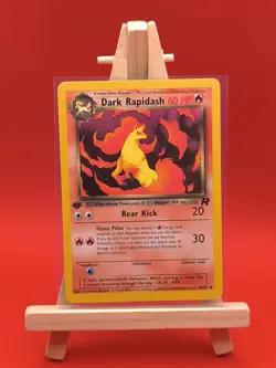 Dark Rapidash 44/82 Team Rocket 1st Edition Vintage Pokemon Card - Image 3