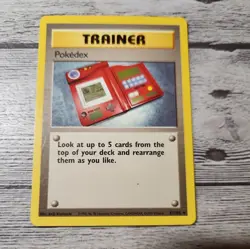 Pokedex 87/102 - VINTAGE WOTC Pokemon Card - BASE SET - MP - Image 1