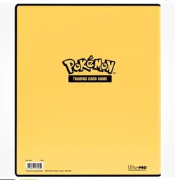 Ultra PRO Pokemon Pikachu Edition 2" Card Album 3 Ring Binder - Image 3