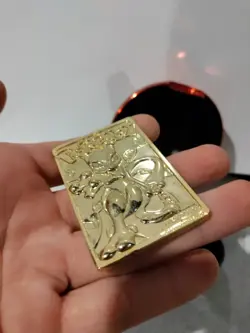 Burger King Pokemon Mew Two Trading Card Gold Plated, 23K + Pokeball - Image 4
