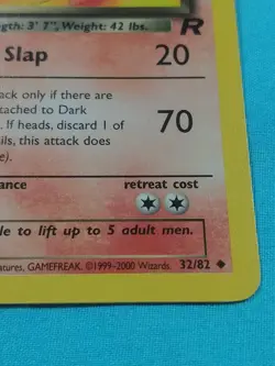 NM/LP1st Edition Dark Charmeleon Vintage 32/82 Team Rocket Pokemon Card - Image 2