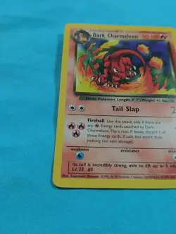 NM/LP1st Edition Dark Charmeleon Vintage 32/82 Team Rocket Pokemon Card - Image 3