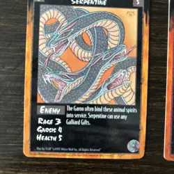 JOHNATHAN ROARK AND SERPENTINE RAGE WYRM CCG Character card - Image 3