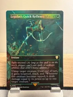 MTG R0493 Legolas's Quick Reflexes - Foil - Lord of the Rings - NM - Image 1