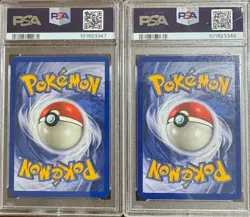SEQUENTIAL PSA 9 RAICHU NON-HOLO 29 & HOLO 14 1ST EDITION FOSSIL VINTAGE POKEMON - Image 2
