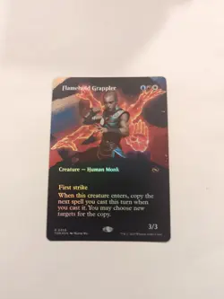Flamehold Grappler *FOIL* (Borderless) Tarkir: Dragonstorm NM MTG - Image 1