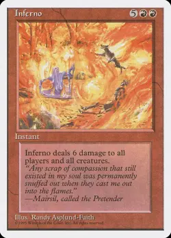 MTG - Inferno - Classic Sixth Edition - X1 - (LP) - - Image 1