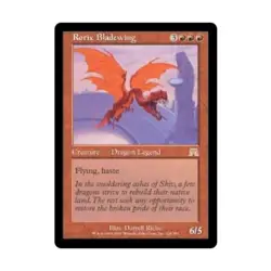 WOTC MtG Onslaught Rorix Bladewing (R) (Foil) VG - Image 1