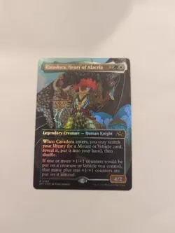 Caradora, Heart of Alacria *FOIL* (Borderless) Aetherdrift NM MTG - Image 1