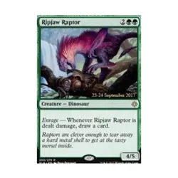 WOTC MtG Prerelease Promos Ripjaw Raptor (P) (Foil) EX - Image 1