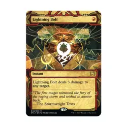WOTC MtG Strixhaven: Mystical Archive Lightning Bolt (Foil Etched) (R) (Fo NM - Image 1