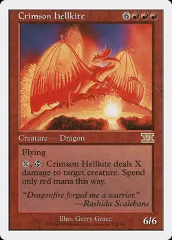 MTG - Crimson Hellkite - Classic Sixth Edition - X1 - (LP) - - Image 1