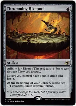 MTG Edge Of Eternities Thrumming Hivepool (Rare) - Image 1